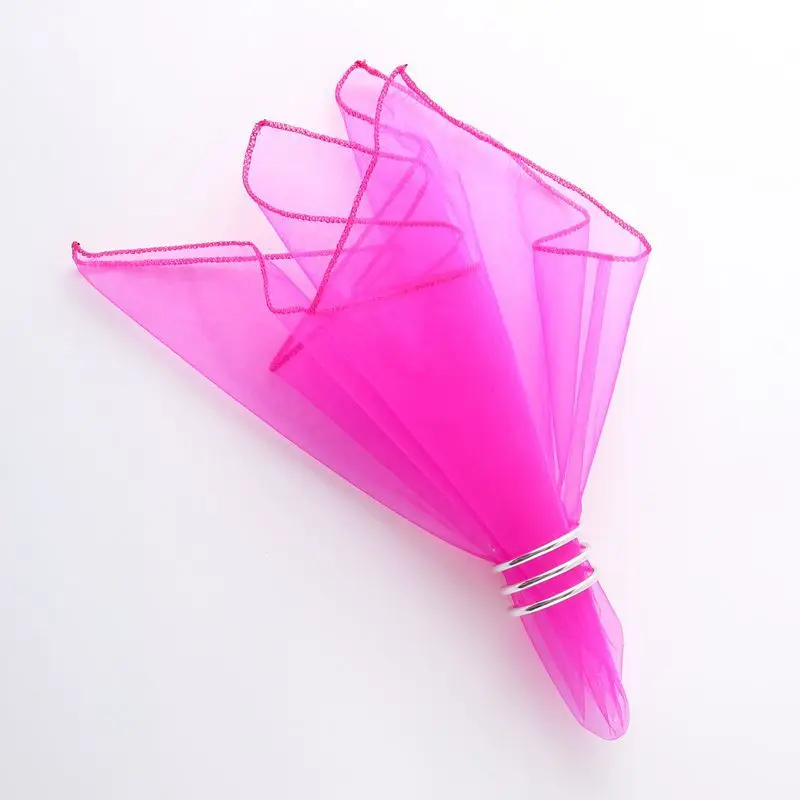 12pcs Organza Table Napkins Elegant 45cm*45cm Cloth Napkins Sheer Diner Cloth Napkins Wedding Banquets Party Christmas Dining
12pcs Organza Table Napkins Elegant 45cm*45cm Cloth Napkins Sheer Diner Cloth Napkins Wedding Banquets Party Christmas Dining