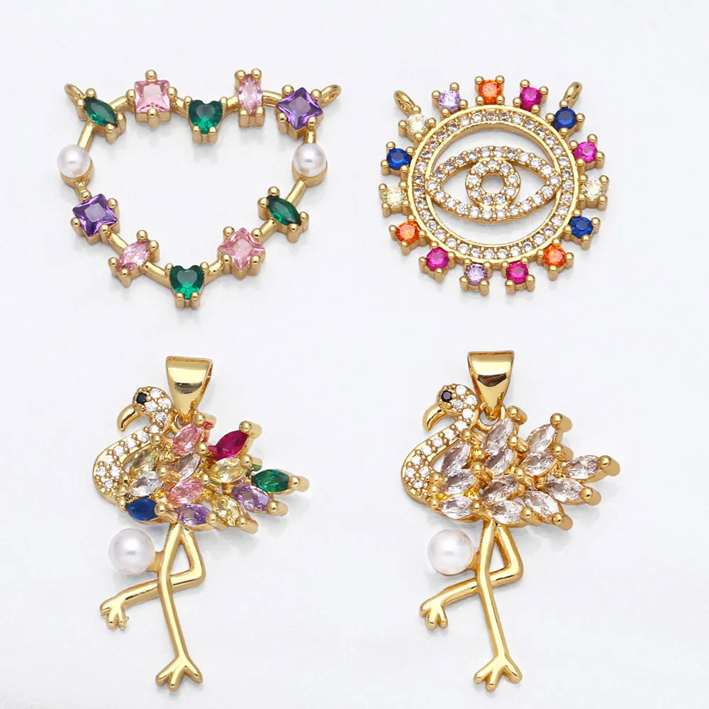 OCESRIO Big Rainbow Cute Swan Pendants for a Necklace Gold Plated Copper Zircon Accessories for Jewelry pdta643
OCESRIO Big Rainbow Cute Swan Pendants for a Necklace Gold Plated Copper Zircon Accessories for Jewelry pdta643