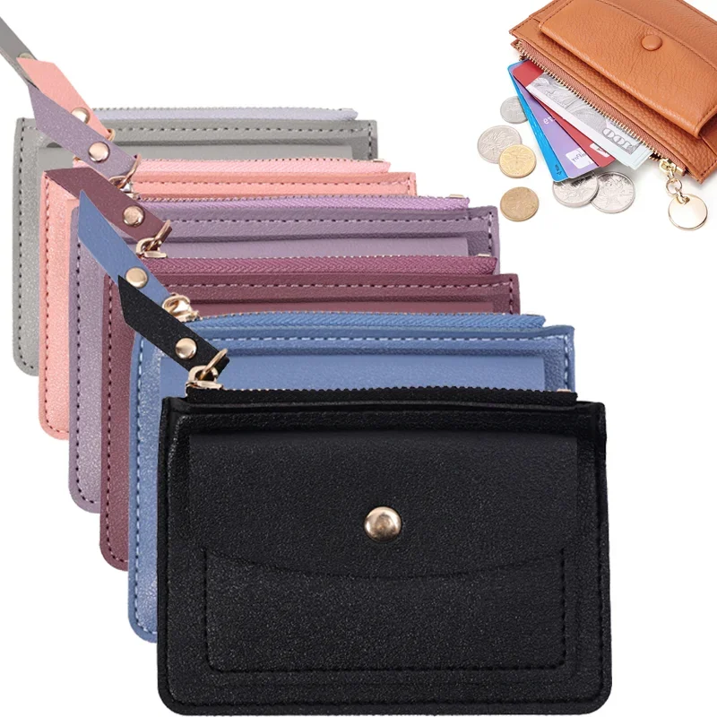 Leather Female Purse Women Simple Wallets Mini zipper Solid Multi-Cards Holder Coin Short Wallets Slim Small Wallet Zipper Hasp
Leather Female Purse Women Simple Wallets Mini zipper Solid Multi-Cards Holder Coin Short Wallets Slim Small Wallet Zipper Hasp