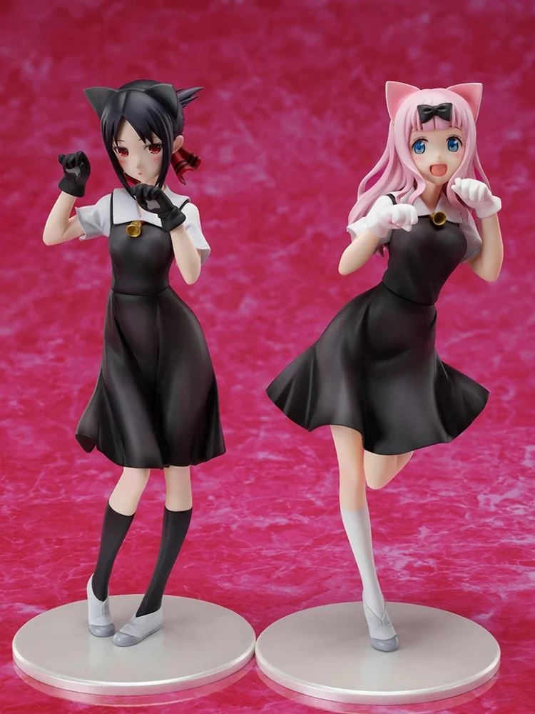 Фигурка аниме Kaguya-sama Love Is War Shinomiya Kaguya Fujiwara Chika, модель куклы с кошачьими ушками, модель из ПВХ фигурка девушки из аниме, игрушки в подарок
Фигурка аниме Kaguya-sama Love Is War Shinomiya Kaguya Fujiwara Chika, модель куклы с кошачьими ушками, модель из ПВХ фигурка девушки из аниме, игрушки в подарок
