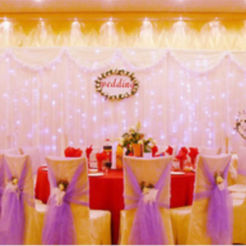 10ft*20ft Wedding Stage Decoration Lightstar Wedding Backdrop With Beatiful Swag Wedding Drape And Curtain Wedding Supplies
10ft*20ft Wedding Stage Decoration Lightstar Wedding Backdrop With Beatiful Swag Wedding Drape And Curtain Wedding Supplies
