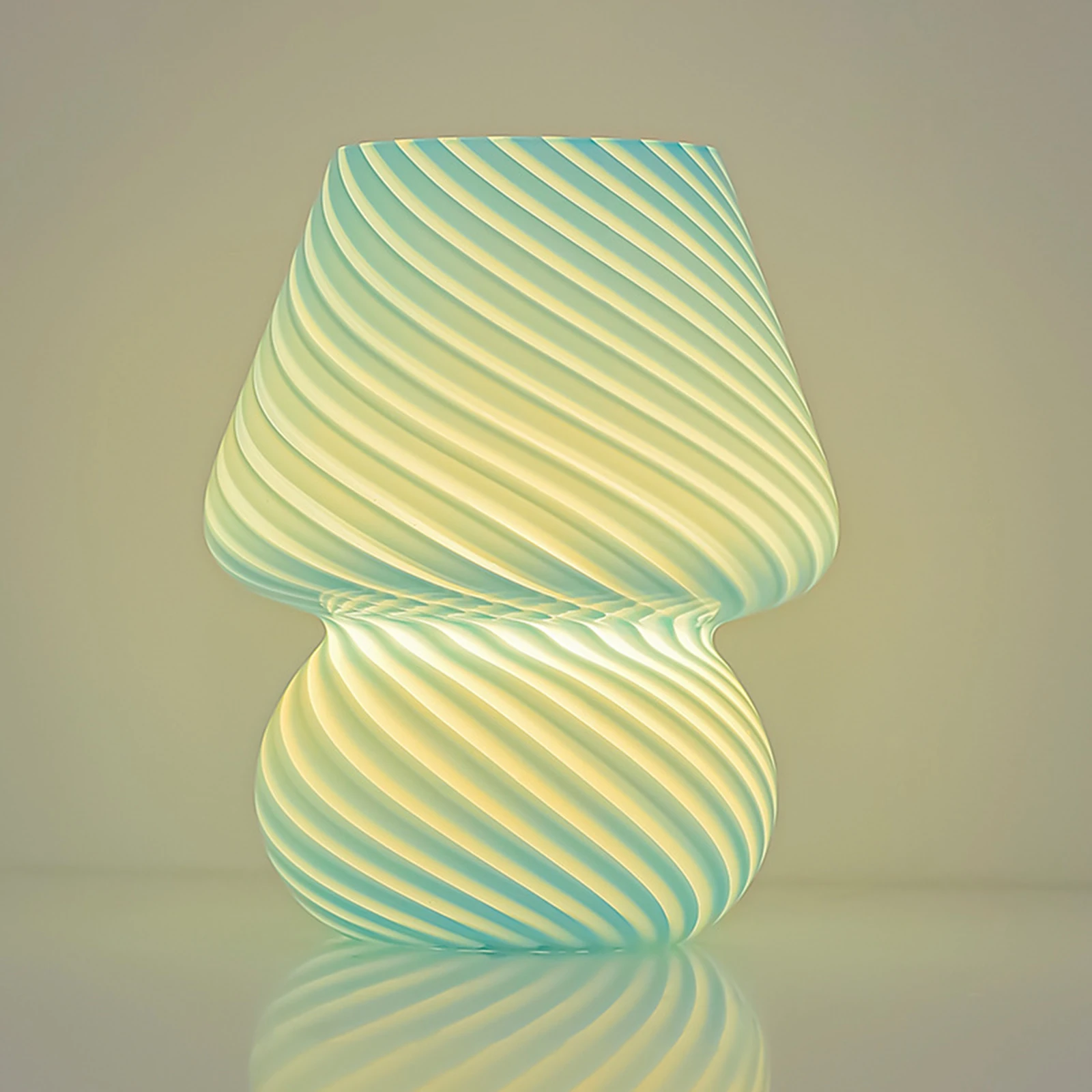 Korean Ins Style Glass LED Desk Lamp For Bedroom Bedside Striped Mushroom Table Decor Cute Translucent Ring
Korean Ins Style Glass LED Desk Lamp For Bedroom Bedside Striped Mushroom Table Decor Cute Translucent Ring