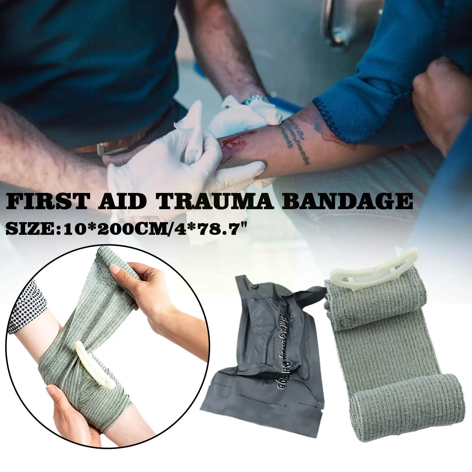 Survival Kit Bandage Trauma Kit Emergency Compression Sterile Bandage Dressing Tourniquet Roll Trauma First Aid Bandage Med Y3J2
Survival Kit Bandage Trauma Kit Emergency Compression Sterile Bandage Dressing Tourniquet Roll Trauma First Aid Bandage Med Y3J2