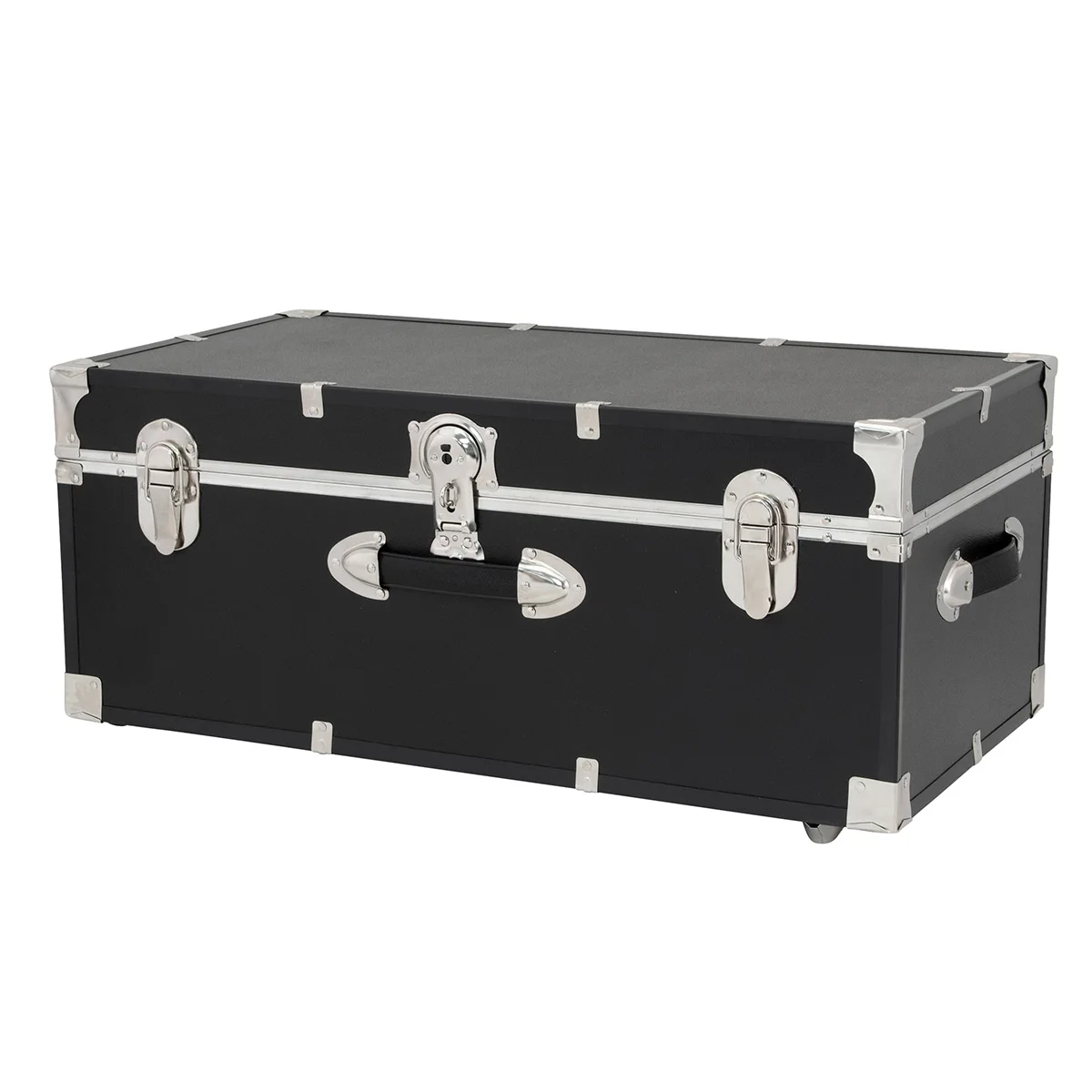 30" Trunk with Wheels & Lock,College Dorm and Camp Storage Footlocker,Storage Trunk 15.75"x30"x12.25"
30" Trunk with Wheels & Lock,College Dorm and Camp Storage Footlocker,Storage Trunk 15.75"x30"x12.25"