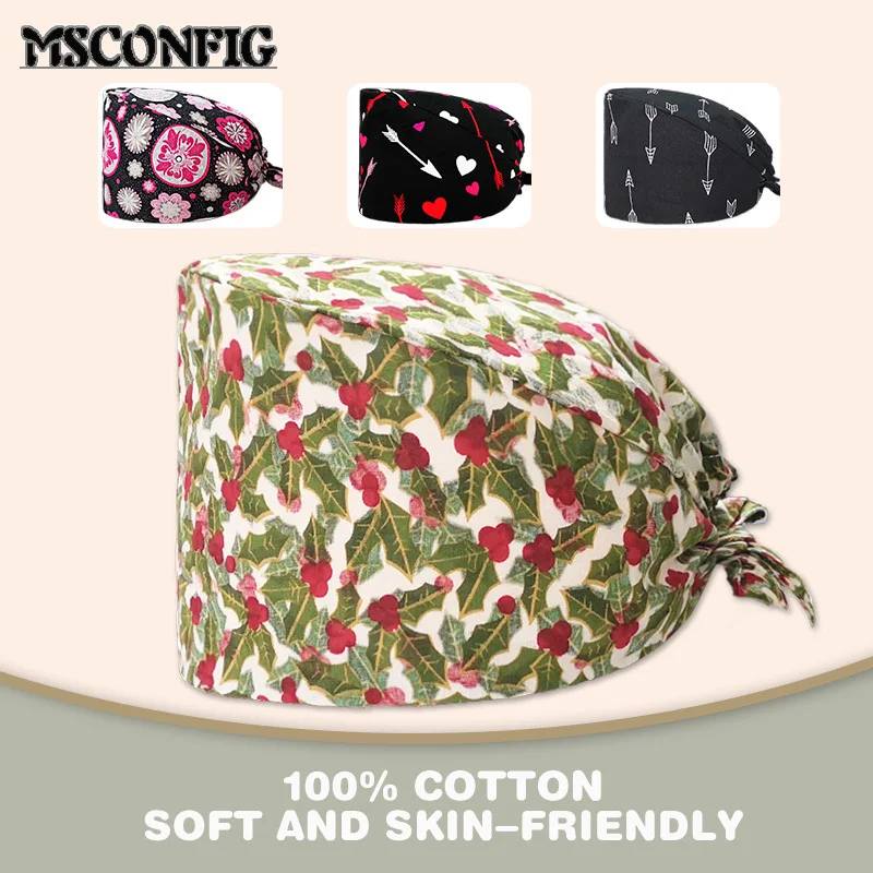 Comfortable 100% Cotton Printed Nurse Cap Sweat-absorbent Beautician Spa Laboratory Men and Women Adjustable Scrub
Comfortable 100% Cotton Printed Nurse Cap Sweat-absorbent Beautician Spa Laboratory Men and Women Adjustable Scrub