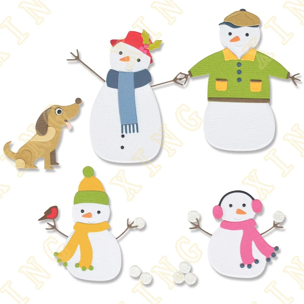 Christmas Snow Family Metal Cutting Dies Scrapbook Diary Decoration Stencil Embossing Template Diy Greeting Card Handmade 2022
Christmas Snow Family Metal Cutting Dies Scrapbook Diary Decoration Stencil Embossing Template Diy Greeting Card Handmade 2022