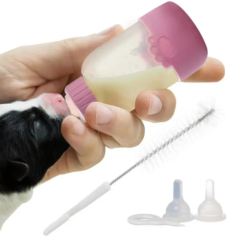 Pet Feeding Bottle Silicone Puppy Milk Feeder Bottle Feeder Soft Comfortable Food Grade Feeding Bottle With Teat And Brush For
Pet Feeding Bottle Silicone Puppy Milk Feeder Bottle Feeder Soft Comfortable Food Grade Feeding Bottle With Teat And Brush For