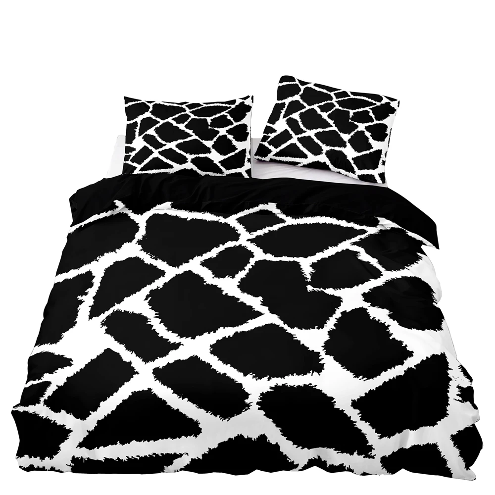 Simply Design Bedding Set Latin American Style Duvet Cover Set Black Bedclothes 2/3pcs White Cracks Print Set Double Queen Size
Simply Design Bedding Set Latin American Style Duvet Cover Set Black Bedclothes 2/3pcs White Cracks Print Set Double Queen Size