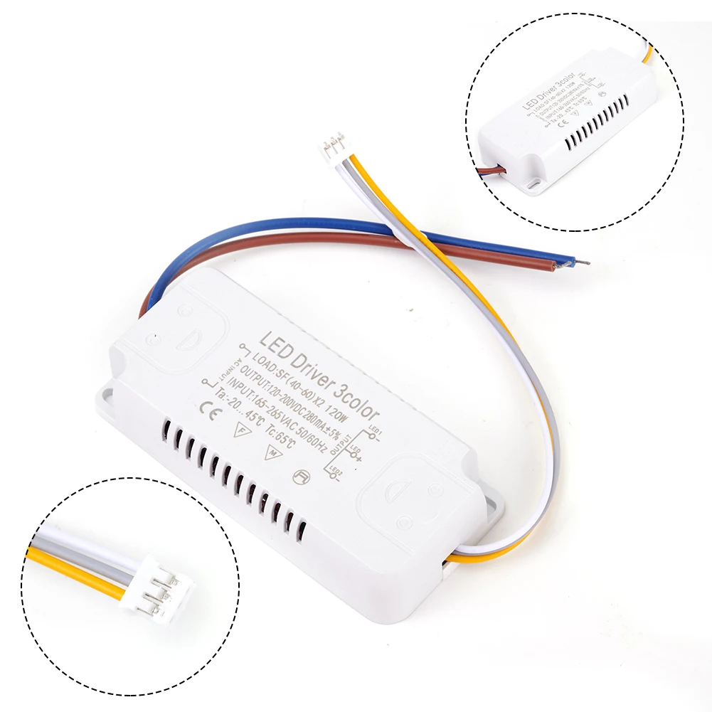 1pc LED Driver 3 Color Adapter For LED Lighting Spotlight Bulb Corn/ Strip/ Tube Light Non-Isolating Transformer Replacement
1pc LED Driver 3 Color Adapter For LED Lighting Spotlight Bulb Corn/ Strip/ Tube Light Non-Isolating Transformer Replacement