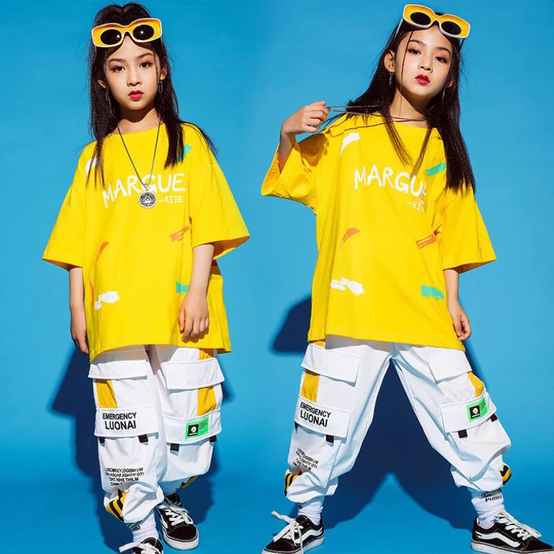 Kids Cool Fashion Ballroom Hip Hop dancing Outfits Tshirt Cargo dancing pants Jazz Dance Wear Costumes Clothes For Boys Girls
Kids Cool Fashion Ballroom Hip Hop dancing Outfits Tshirt Cargo dancing pants Jazz Dance Wear Costumes Clothes For Boys Girls