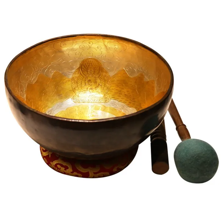 Tibetan Singing Bowl Set - Meditation Bowl For Yoga & Chakra Healing Handmade Sound Bowl
Tibetan Singing Bowl Set - Meditation Bowl For Yoga & Chakra Healing Handmade Sound Bowl