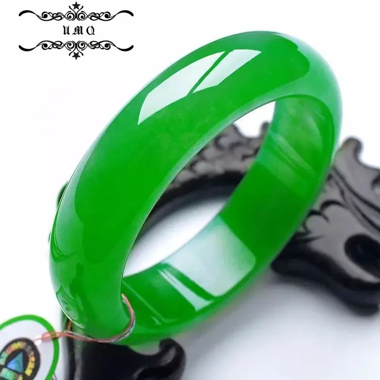 Natural A-goods Imperial Green Bracelet Female Jade Bracelet Full Green Jade Bracelet
Natural A-goods Imperial Green Bracelet Female Jade Bracelet Full Green Jade Bracelet