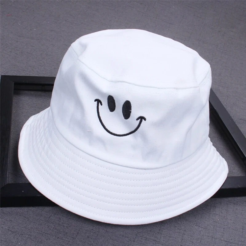 1PC Women Smile Face Embroidery Bucket Hat Outdoor Fishing Sunscreen Bucket Hat Fishing Hats
1PC Women Smile Face Embroidery Bucket Hat Outdoor Fishing Sunscreen Bucket Hat Fishing Hats