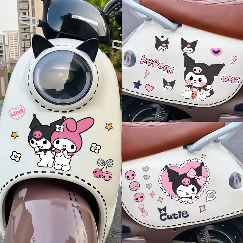 Sanrio Luggage Sticker Kuromi Motorcycle Sticker Scratches Cover Little Devil Waterproof Cartoon Cute Helmet Decorative Sticker
Sanrio Luggage Sticker Kuromi Motorcycle Sticker Scratches Cover Little Devil Waterproof Cartoon Cute Helmet Decorative Sticker