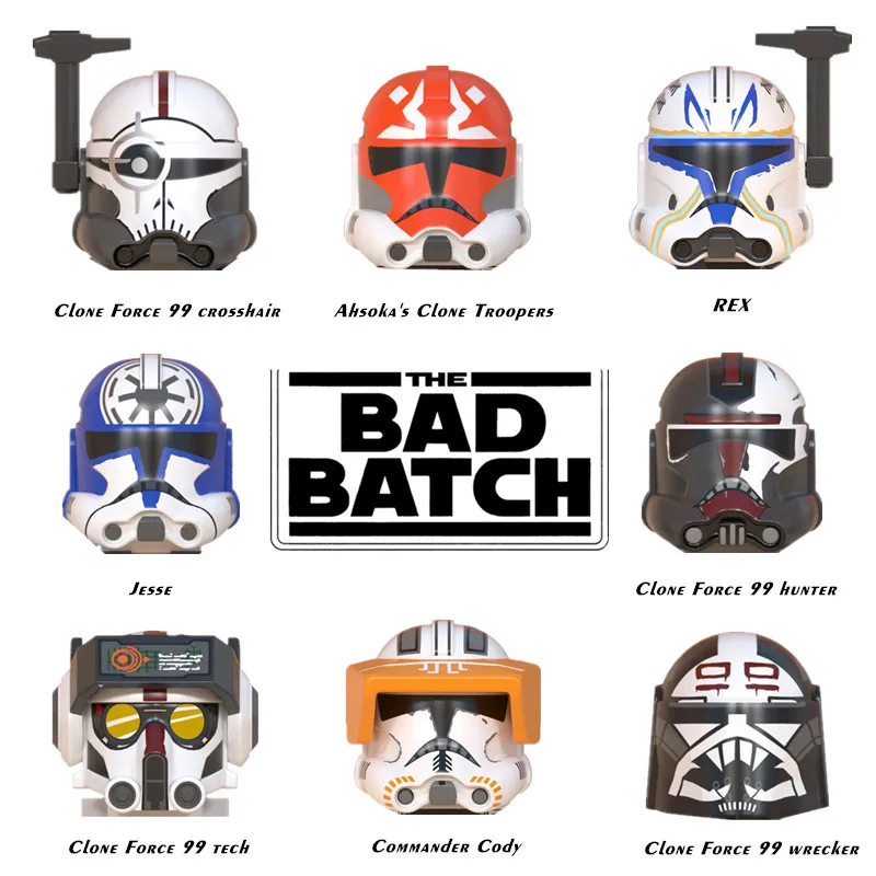 Disney Star Space Wars Figures The Bad Batch Clone Troopers Hunter Crosshair Tech Wrecker Echo Building Blocks Bricks Toys Kid
Disney Star Space Wars Figures The Bad Batch Clone Troopers Hunter Crosshair Tech Wrecker Echo Building Blocks Bricks Toys Kid