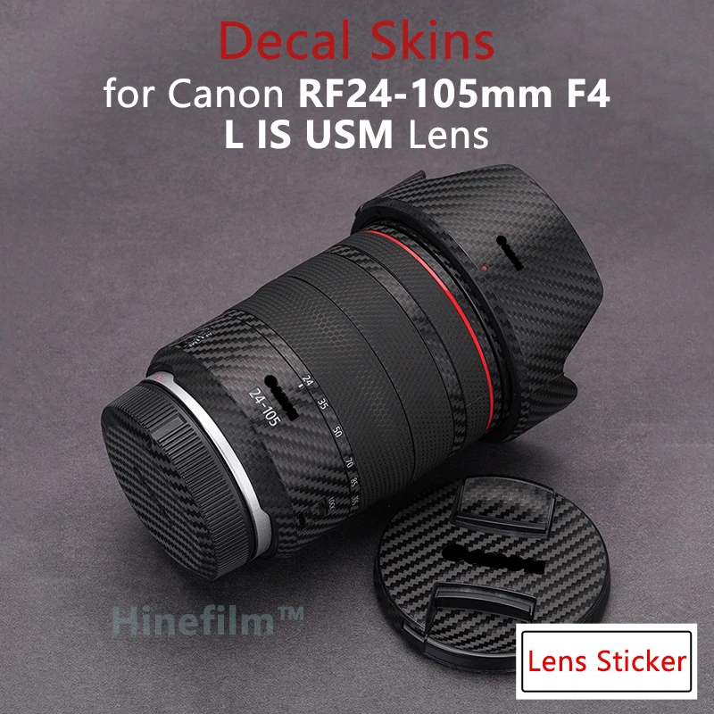 24105F4 / RF24-105 F4 Lens Premium Decal Skin for Canon RF24-105 F4 L IS USM Lens Protector Cover Film Wrap Sticker
24105F4 / RF24-105 F4 Lens Premium Decal Skin for Canon RF24-105 F4 L IS USM Lens Protector Cover Film Wrap Sticker