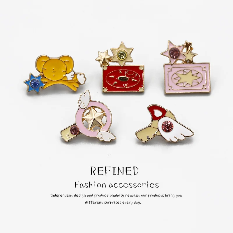 Harong Anime Sailor Moon Brooches Pins Cartoon Variety Sakura Series Pink Cute Badges Jewelry for Girls Woman Gift Jewelry
Harong Anime Sailor Moon Brooches Pins Cartoon Variety Sakura Series Pink Cute Badges Jewelry for Girls Woman Gift Jewelry