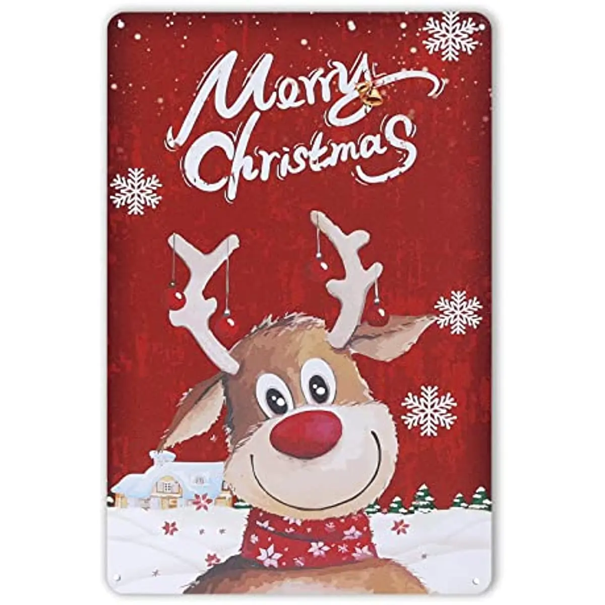 Christmas Decor Sign - Retro Metal Tin Sign Deer Merry Christmas sign Wall Decor for Home Kitchen Bar Coffee Shop Gift 8X12 Inch
Christmas Decor Sign - Retro Metal Tin Sign Deer Merry Christmas sign Wall Decor for Home Kitchen Bar Coffee Shop Gift 8X12 Inch
