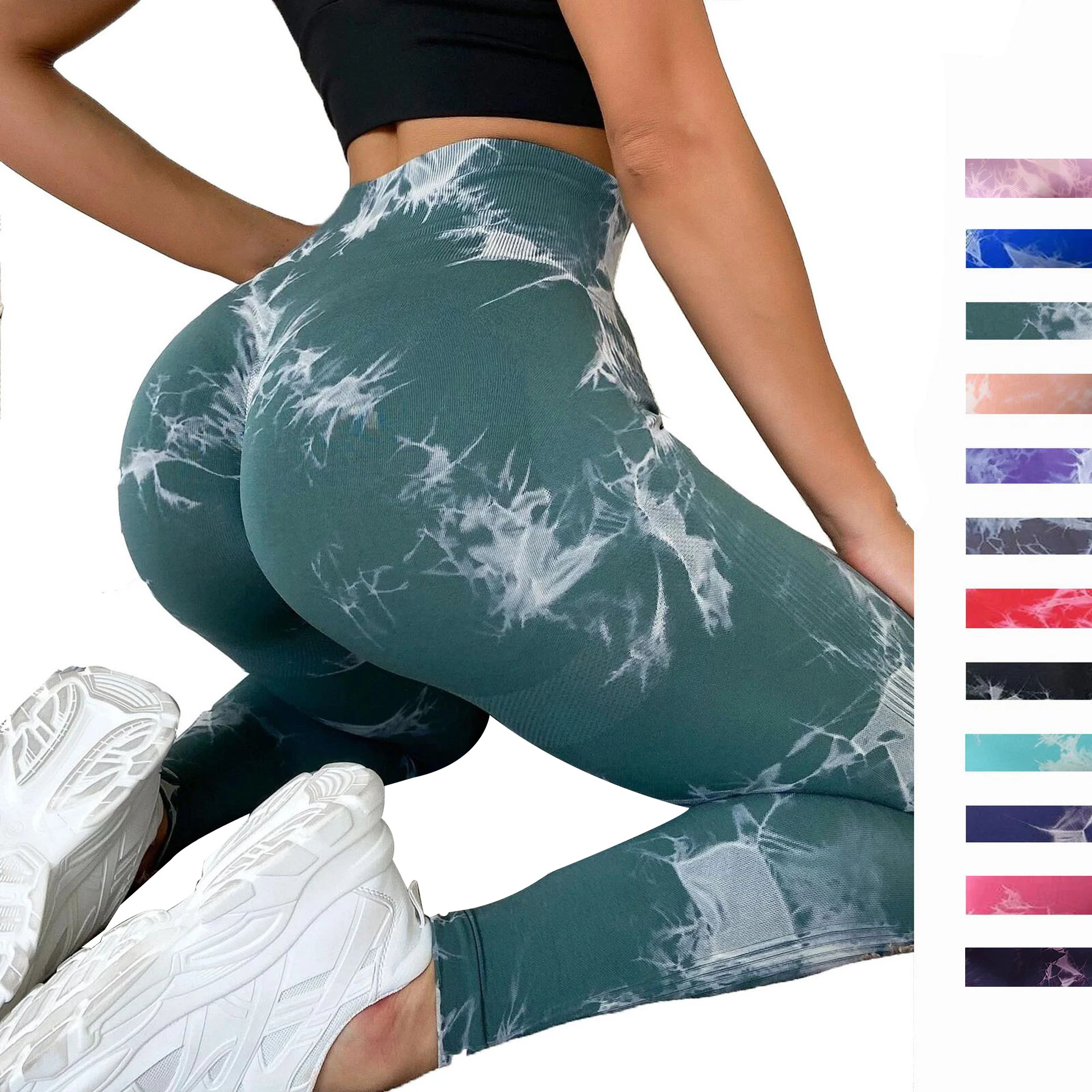 Seamless HighWaist Yoga Pants Women Tie-Dye Bleaching Print Sexy Peach Hip Leggings Push Up Sports Fitness Running Workout Pants
Seamless HighWaist Yoga Pants Women Tie-Dye Bleaching Print Sexy Peach Hip Leggings Push Up Sports Fitness Running Workout Pants