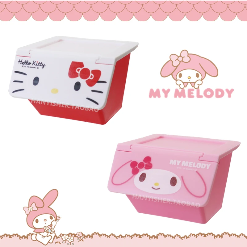Cartoon Hello Kitty Desktop Flip Storage Box Kawaii Sanrio Kuromi Melody Jewelry Organizer Box Stackable Dustproof Storage Case
Cartoon Hello Kitty Desktop Flip Storage Box Kawaii Sanrio Kuromi Melody Jewelry Organizer Box Stackable Dustproof Storage Case
