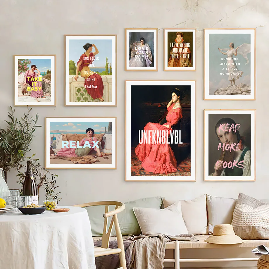 Feminist Vintage Funny Quote Lady Girl Portrait Abstract Art Canvas Painting Posters And Prints Wall Pictures For Bedroom Decor
Feminist Vintage Funny Quote Lady Girl Portrait Abstract Art Canvas Painting Posters And Prints Wall Pictures For Bedroom Decor