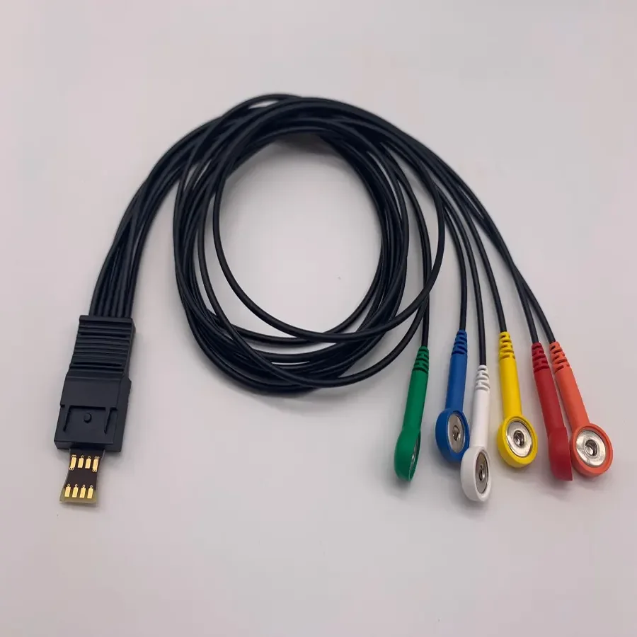 4/6 lead MT-101 Schiller ecg holter cable
4/6 lead MT-101 Schiller ecg holter cable