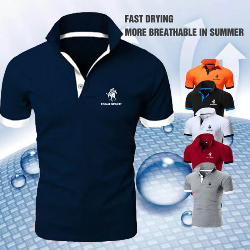 Men's Polo Shirt Luxury Print Summer Stitching Short Sleeve Polo Shirt Personality Slim Fit Business Tee Shirt Casual Golf Wear
Men's Polo Shirt Luxury Print Summer Stitching Short Sleeve Polo Shirt Personality Slim Fit Business Tee Shirt Casual Golf Wear