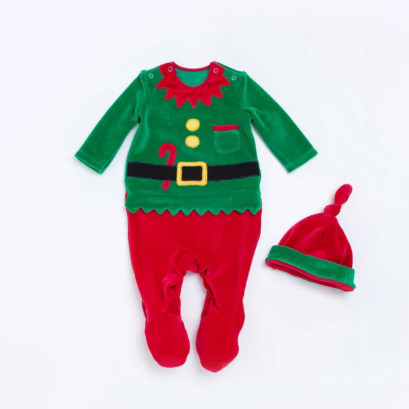 Christmas Clothes Spring Winter New Boys and Girls Baby Long Sleeve Thick Christmas Onesie Warm Long Baby Climbing Clothes
Christmas Clothes Spring Winter New Boys and Girls Baby Long Sleeve Thick Christmas Onesie Warm Long Baby Climbing Clothes