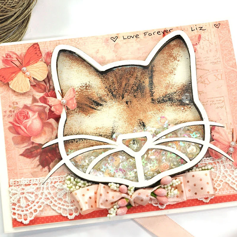 Metal Cutting Dies Stencils dies Cut Mold Cat Shaker Scrapbooking dies embossing die cut decoation Paper Craft knife mould
Metal Cutting Dies Stencils dies Cut Mold Cat Shaker Scrapbooking dies embossing die cut decoation Paper Craft knife mould
