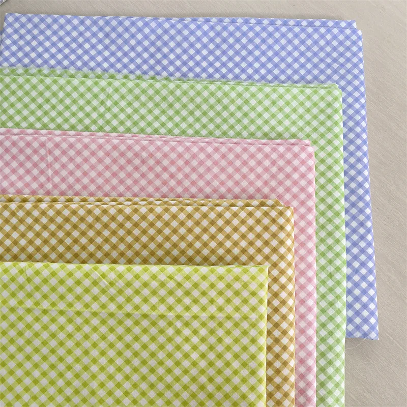 160x50cm Diagonal Plaid Cotton Twill Printed Fabric Bedding Handmade Homewear Pajamas Bag Doll Clothes Pet Bed Cloth
160x50cm Diagonal Plaid Cotton Twill Printed Fabric Bedding Handmade Homewear Pajamas Bag Doll Clothes Pet Bed Cloth