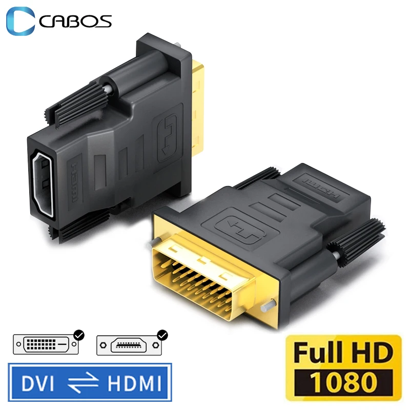 Адаптер DVI в HDMI коннектор HDMI-совместимый с DVI 24 + 1 Pin Кабели конвертер для проектора PS5 PS4 TV Box DVI в HDMI кабель
Адаптер DVI в HDMI коннектор HDMI-совместимый с DVI 24 + 1 Pin Кабели конвертер для проектора PS5 PS4 TV Box DVI в HDMI кабель