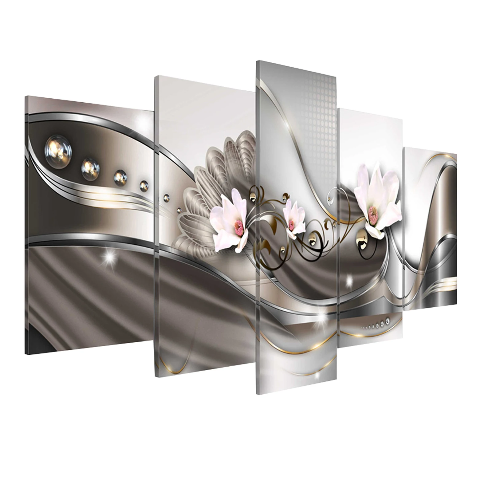 5pcs In 1 Set Hotel Easy Install Hanging Multifunction Living Room Home Decor Canvas Print Crafts Flower Pattern Wall Art Modern
5pcs In 1 Set Hotel Easy Install Hanging Multifunction Living Room Home Decor Canvas Print Crafts Flower Pattern Wall Art Modern