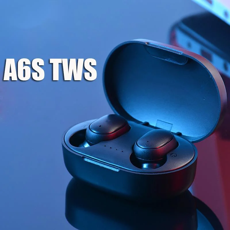 A6S TWS mipods Bluetooth Earphone Wireless Headphone Stereo Headset Sport Earbuds Microphone with Charging Box for Smartphones
A6S TWS mipods Bluetooth Earphone Wireless Headphone Stereo Headset Sport Earbuds Microphone with Charging Box for Smartphones