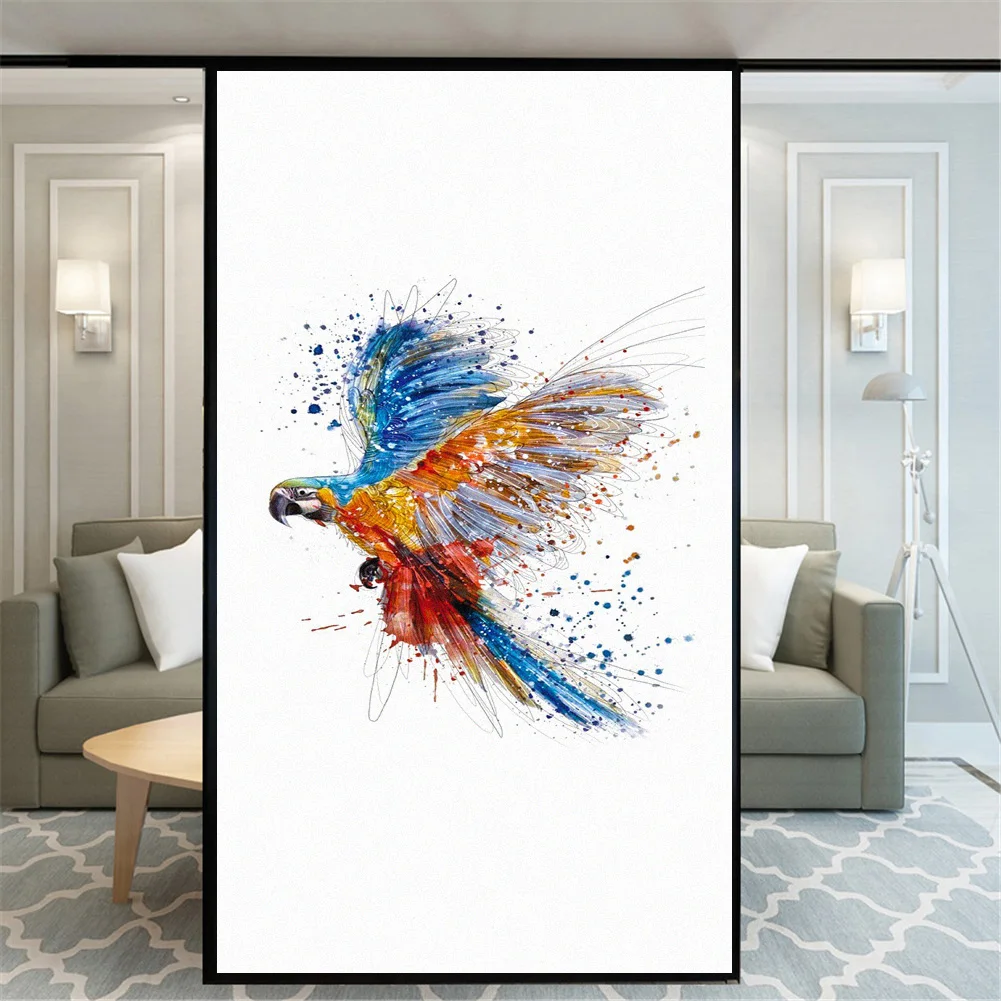 Privacy Window Film Static Cling No Glue Decorative Parrot Bird Window Treatments Window Coverings Glass Sticker for Home
Privacy Window Film Static Cling No Glue Decorative Parrot Bird Window Treatments Window Coverings Glass Sticker for Home