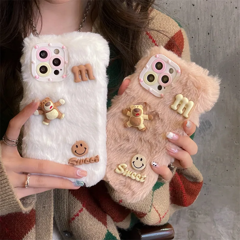 Cartoon Sweet Bear Plush Phone Case Cover for IPhone 7 8 14 Plus 11 12 13 14 Pro X XR XS Max Shockproof Cases for IPhone 14 Case 
Cartoon Sweet Bear Plush Phone Case Cover for IPhone 7 8 14 Plus 11 12 13 14 Pro X XR XS Max Shockproof Cases for IPhone 14 Case