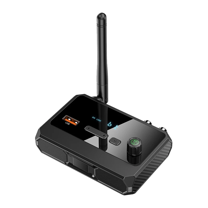 Bluetooth 5.3 Audio Transmitter Receiver 3.5 RCA Fiber Optical Coaxial U Disk Stereo Music Wireless Adapter Dongle
Bluetooth 5.3 Audio Transmitter Receiver 3.5 RCA Fiber Optical Coaxial U Disk Stereo Music Wireless Adapter Dongle