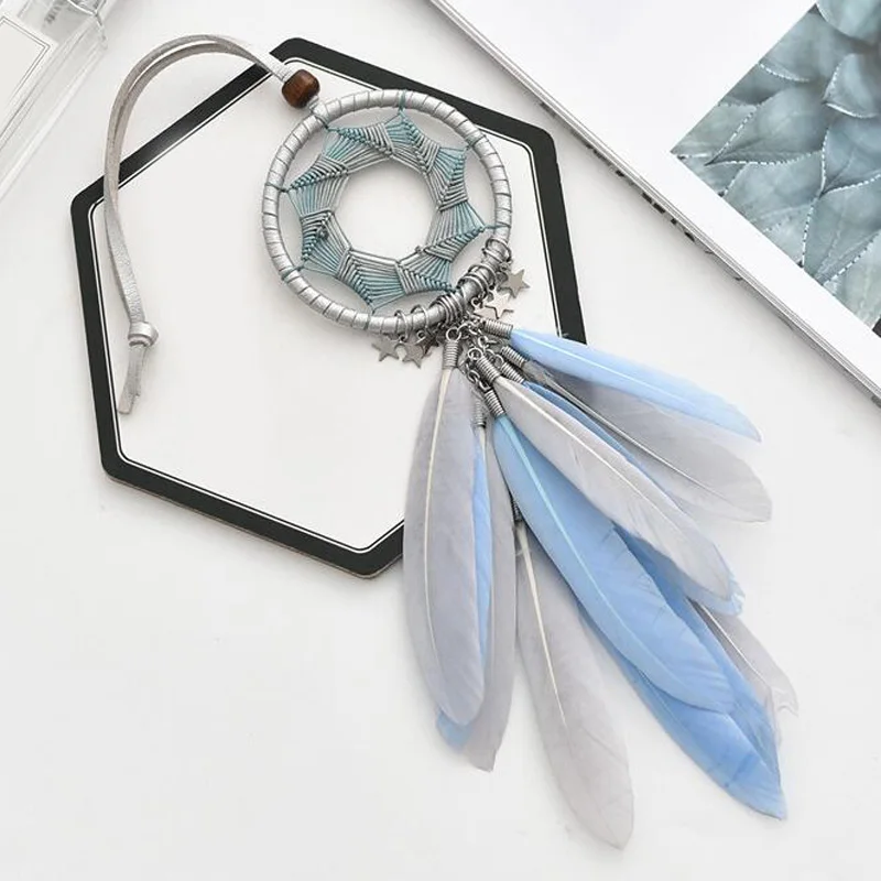 Car interior accessories dream catcher feather pendants auto parts rearview mirror pendants handicraft gifts
Car interior accessories dream catcher feather pendants auto parts rearview mirror pendants handicraft gifts