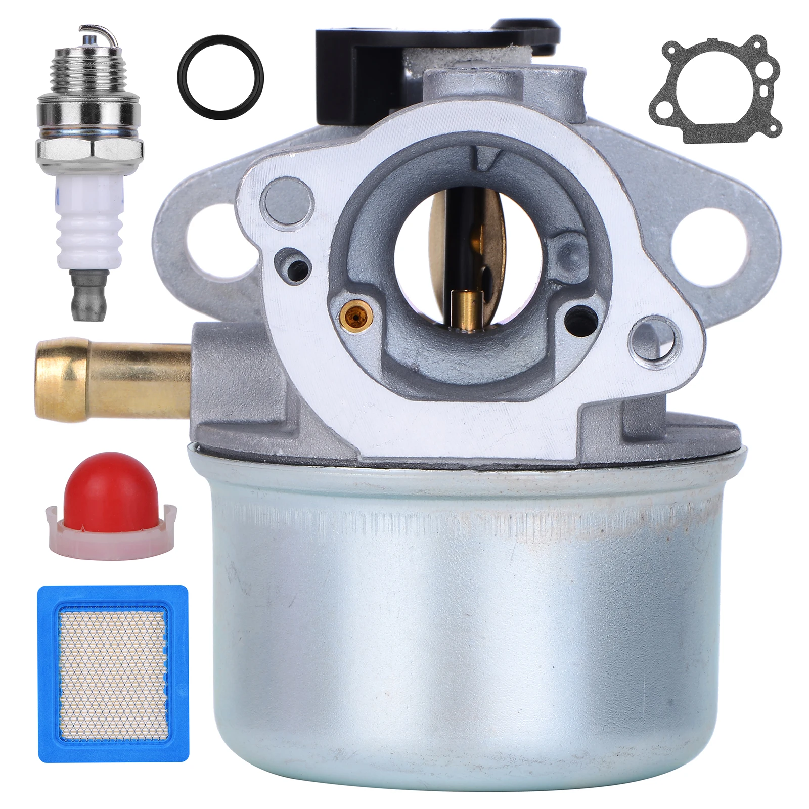 Jtron 498170 Carburetor - 7699056 790849 Spring Kit for 122000 Model 4 HP -7 HP Engines with No Choke with Air Filter Kit
Jtron 498170 Carburetor - 7699056 790849 Spring Kit for 122000 Model 4 HP -7 HP Engines with No Choke with Air Filter Kit