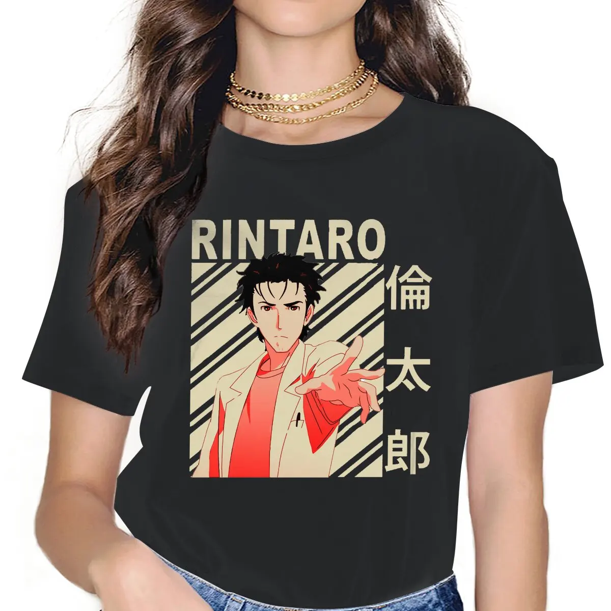 Rintaro Okabe Women Tshirts Steins Gate Anime Gothic Vintage Female Clothing Large Graphic Clothes
Rintaro Okabe Women Tshirts Steins Gate Anime Gothic Vintage Female Clothing Large Graphic Clothes