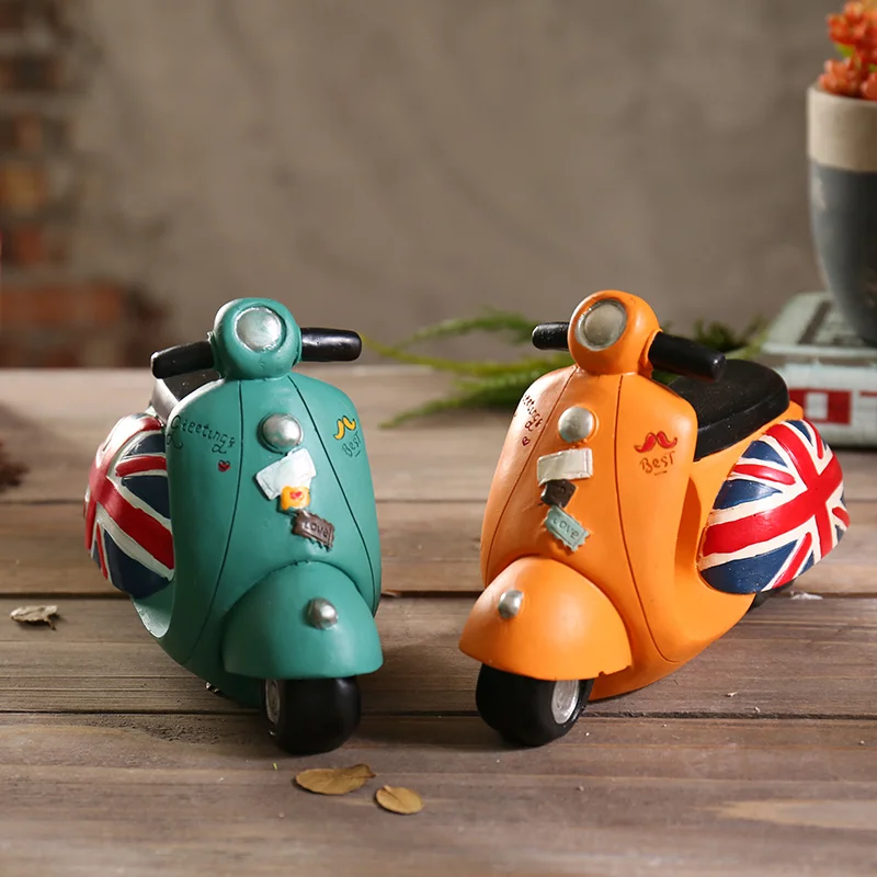 creative American motorcycle piggy bank decoration office cafe partition decoration resin crafts
creative American motorcycle piggy bank decoration office cafe partition decoration resin crafts
