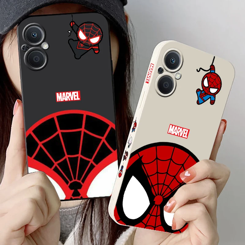 Marvel Avengers Super SpiderMan Phone Case For OPPO Find X5 X3 X2 Lite Pro Neo A5 A53 A94 4G 5G Liquid Left Rope Soft Cover
Marvel Avengers Super SpiderMan Phone Case For OPPO Find X5 X3 X2 Lite Pro Neo A5 A53 A94 4G 5G Liquid Left Rope Soft Cover
