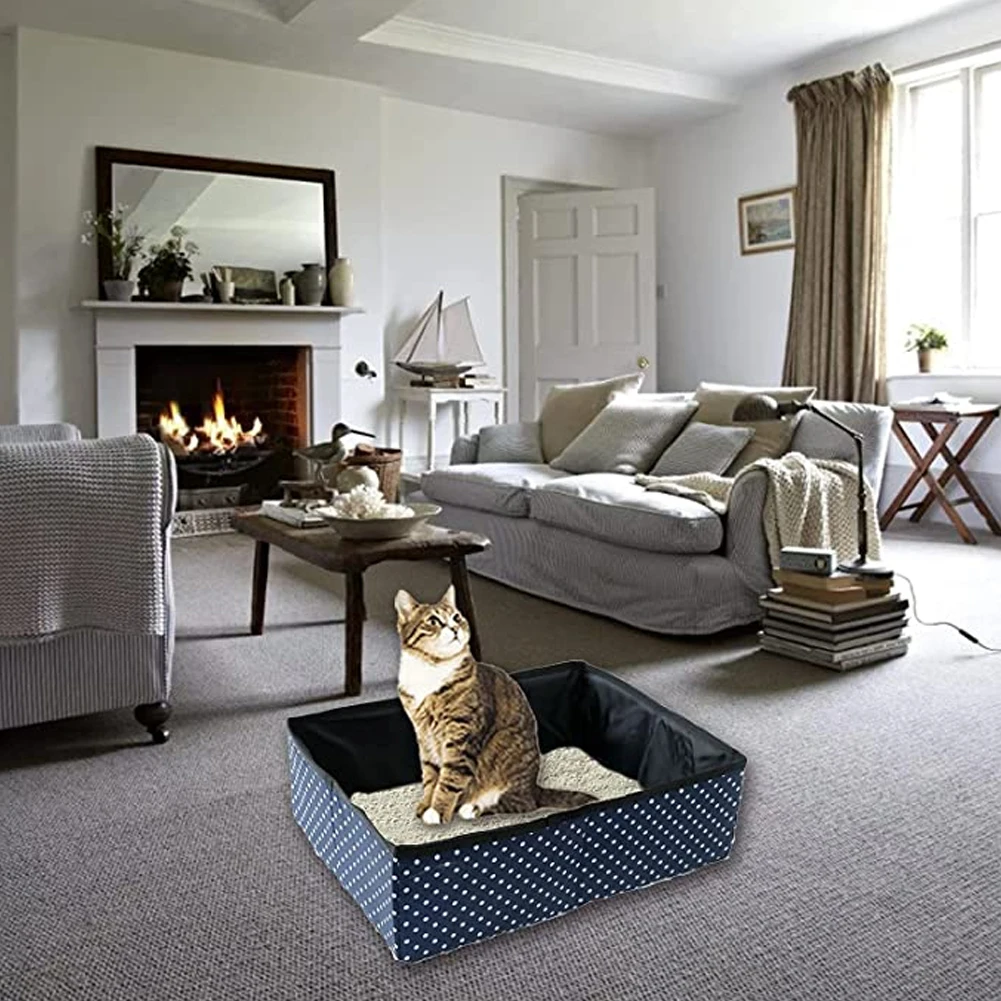 Portable Cat Bedpans Pet Accessories Home Easy Clean Outdoor Camping Cat Litter Box Waterproof Folding Oxford Cloth Soft
Portable Cat Bedpans Pet Accessories Home Easy Clean Outdoor Camping Cat Litter Box Waterproof Folding Oxford Cloth Soft