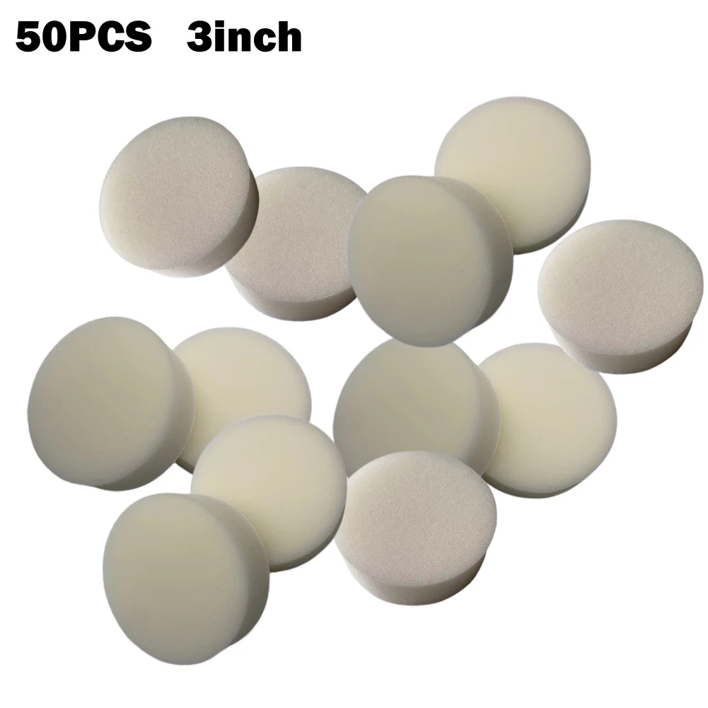 50PCS 3inch Sponge Buffing Pads Foam Polishing Pads Sanding Disc For Car Waxing Waxing Furniture Beauty Grinding Rotary Tool
50PCS 3inch Sponge Buffing Pads Foam Polishing Pads Sanding Disc For Car Waxing Waxing Furniture Beauty Grinding Rotary Tool
