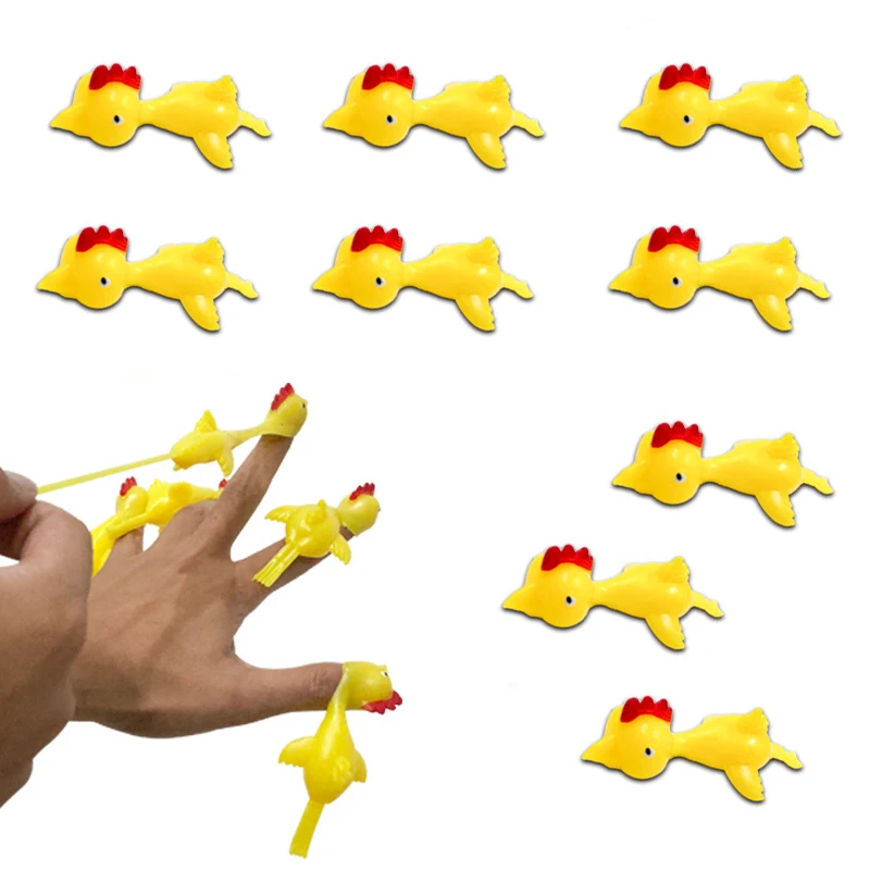 5pcs Rubber Turkey Catapult Fidget Toy Finger Slingshot Chicken Sticky Flying Elastic Stress Relief Capsule Finger Toy
5pcs Rubber Turkey Catapult Fidget Toy Finger Slingshot Chicken Sticky Flying Elastic Stress Relief Capsule Finger Toy