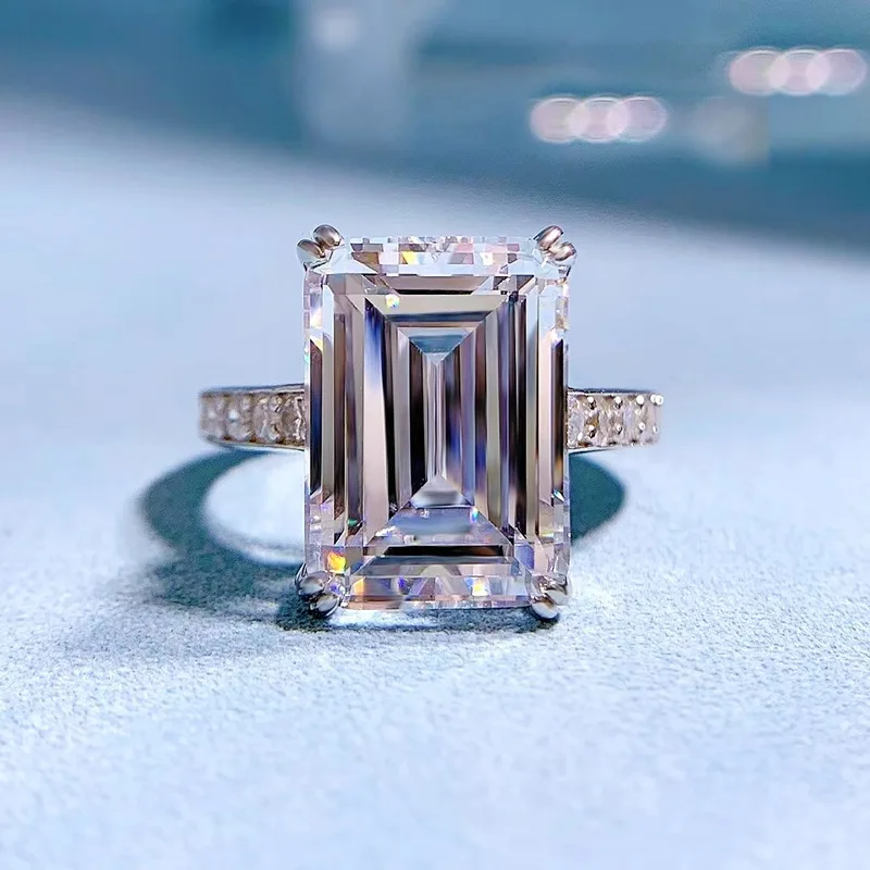 Emerald Cut 6ct Lab Diamond Ring 100% Real 925 sterling silver Party Wedding band Rings for Women Men Engagement Jewelry Gift
Emerald Cut 6ct Lab Diamond Ring 100% Real 925 sterling silver Party Wedding band Rings for Women Men Engagement Jewelry Gift
