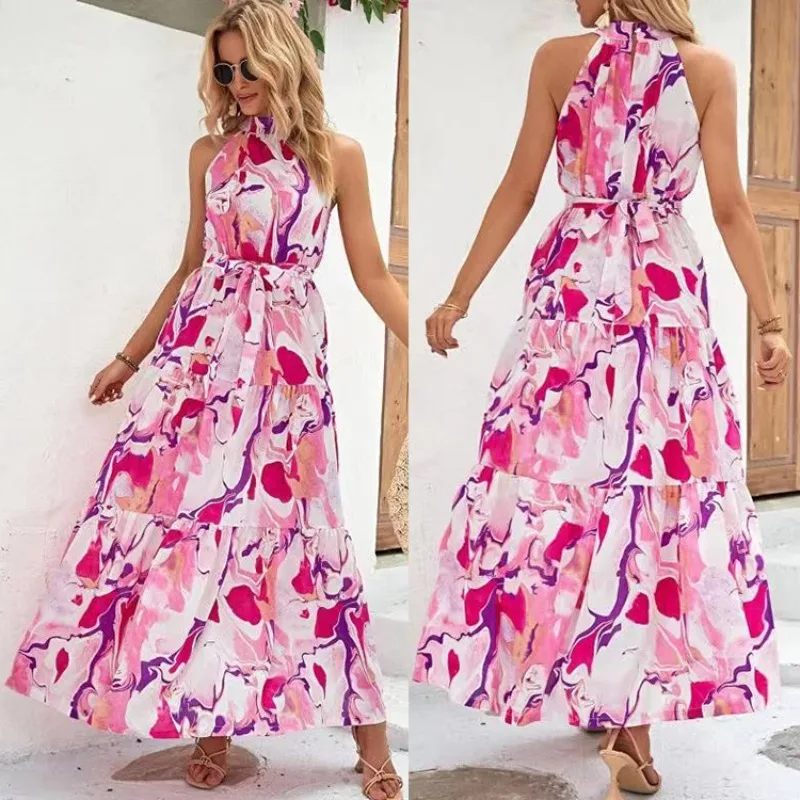 2023 Independent Station Summer New Printed Bohemian Sleeveless Lotus Leaf Dress
2023 Independent Station Summer New Printed Bohemian Sleeveless Lotus Leaf Dress