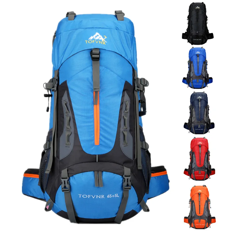 

New 65L Large Camping Backpack Travel Bag Men's Women Luggage Hiking Shoulder Bags Outdoor Climbing Trekking Men Traveling Bag
