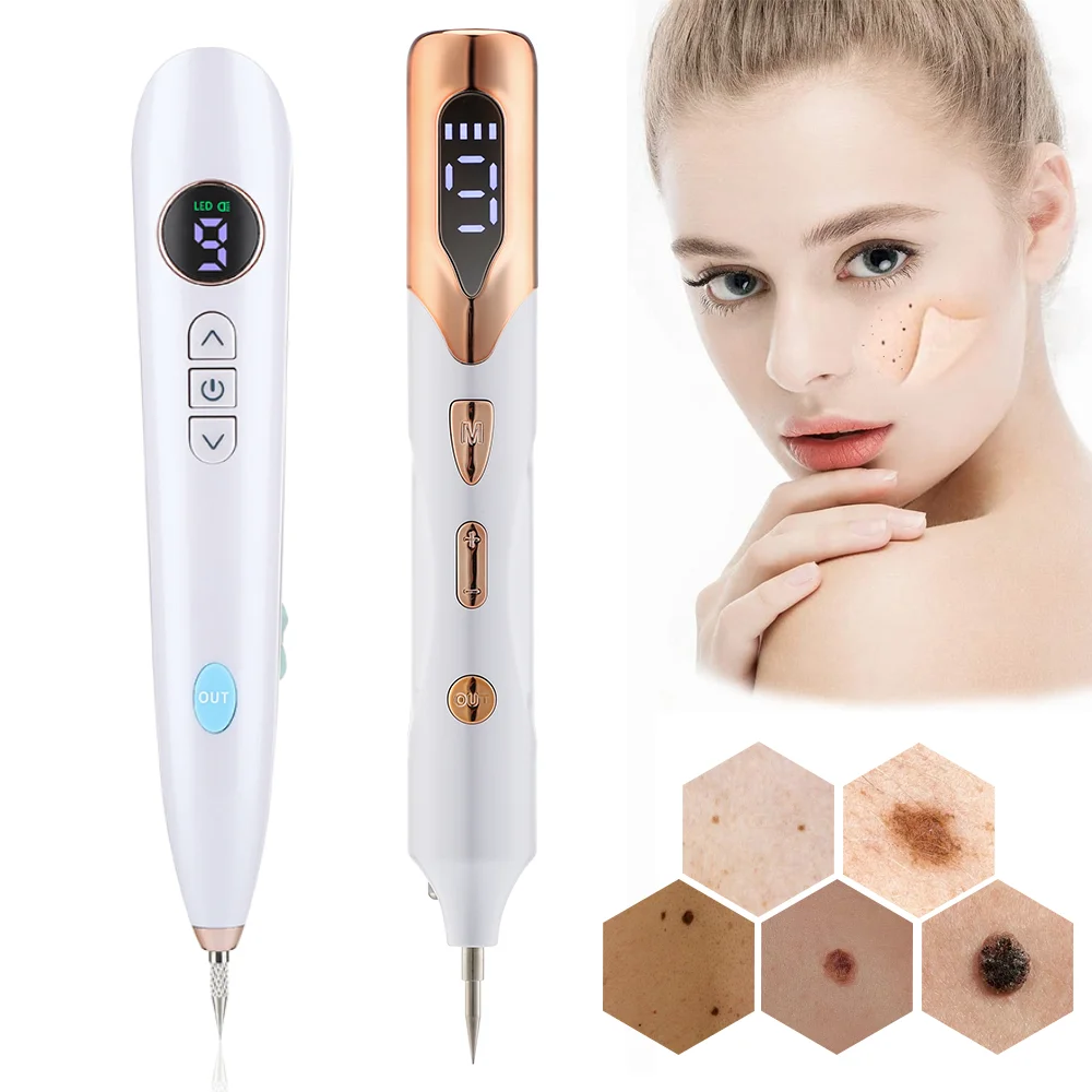 Mole Removal Pen Freckle Black Dot Fat Particles Tattoo Dark Spot Remover 9 Level LED Laser Plasma Pen Beauty Skin Care Tools
Mole Removal Pen Freckle Black Dot Fat Particles Tattoo Dark Spot Remover 9 Level LED Laser Plasma Pen Beauty Skin Care Tools