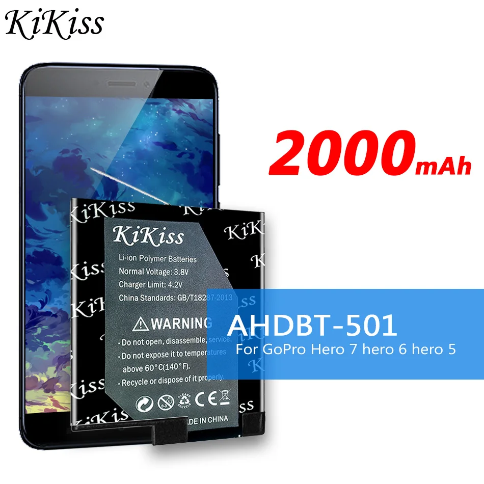 Запасная батарея KiKiss для GoPro Hero 7 hero 6 hero 5 hero 5 Hero 6 Hero 7 Black, аксессуары для камеры
Запасная батарея KiKiss для GoPro Hero 7 hero 6 hero 5 hero 5 Hero 6 Hero 7 Black, аксессуары для камеры