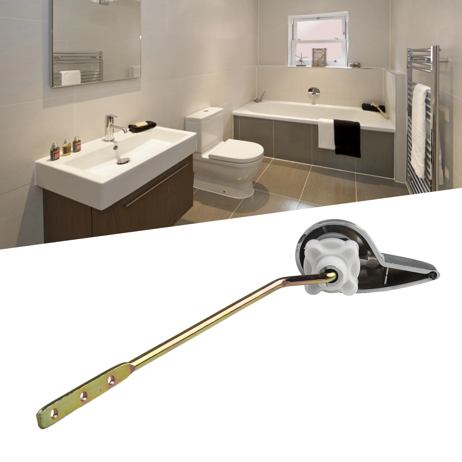 New Practical Toilet Lever Handle Toilet Handle Carbon Steel Featured Side Mount Design Side Mount Toilet Flush
New Practical Toilet Lever Handle Toilet Handle Carbon Steel Featured Side Mount Design Side Mount Toilet Flush